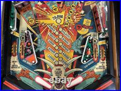 1980 Buck Rogers Pinball Machine Professional Techs Plays Great 8 Drop Targets