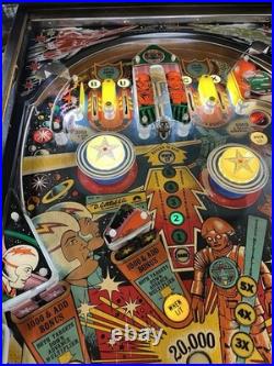 1980 Buck Rogers Pinball Machine Professional Techs Plays Great 8 Drop Targets