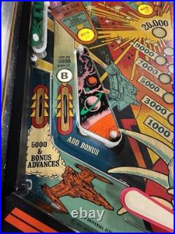 1980 Buck Rogers Pinball Machine Professional Techs Plays Great 8 Drop Targets