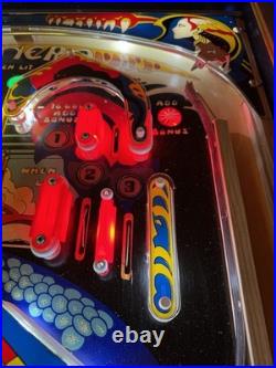 1980 Gottlieb Panthera Pinball Machine Professional Techs 8 Drop Targets