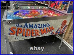 1980 Gottlieb The Amazing Spiderman Spider Man Leds Plays Great Rare