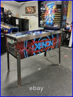 1980 Xenon Pinball Machine Professional Techs Full Leds Plays Great Refurbished