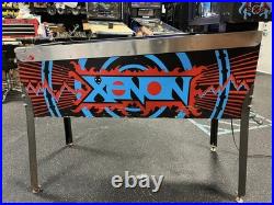 1980 Xenon Pinball Machine Professional Techs Full Leds Plays Great Refurbished