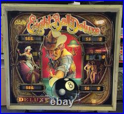 1981 Bally Eight Ball Deluxe Pinball Machine New Playfield Installed Leds