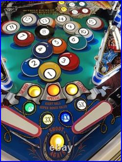1981 Bally Eight Ball Deluxe Pinball Machine New Playfield Installed Leds