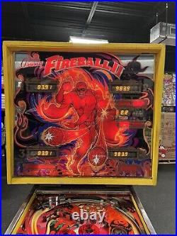 1981 Bally Fireball 2 II Pinball Machine Prof Techs Leds Plays Great 11 Targets