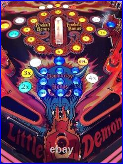 1981 Bally Fireball 2 II Pinball Machine Prof Techs Leds Plays Great 11 Targets