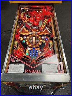 1981 Bally Fireball 2 II Pinball Machine Prof Techs Leds Plays Great 11 Targets