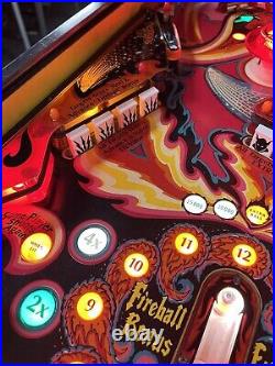 1981 Bally Fireball 2 II Pinball Machine Prof Techs Leds Plays Great 11 Targets