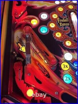 1981 Bally Fireball 2 II Pinball Machine Prof Techs Leds Plays Great 11 Targets