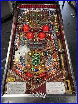 1981 Bally Medusa Pinball Machine Leds Prof Techs Rare 11 Drop Targets Gorgeous
