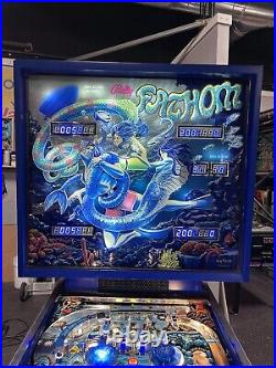 1981 Fathom Pinball Machine Leds Fully Restored Better Than New