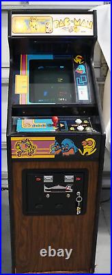 1981 Ms PAC-MAN / Pac-Man CABERET ARCADE MACHINE by MIDWAY Works Well