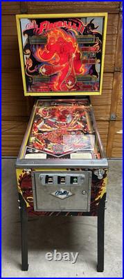 1981 Original Fireball II Pinball Machine Working Plays Great Local Pickup Only