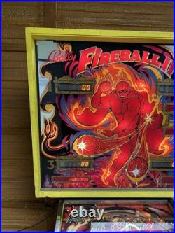 1981 Original Fireball II Pinball Machine Working Plays Great Local Pickup Only