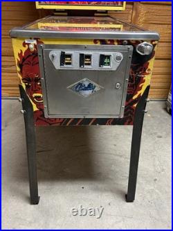 1981 Original Fireball II Pinball Machine Working Plays Great Local Pickup Only