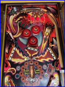 1981 Original Fireball II Pinball Machine Working Plays Great Local Pickup Only