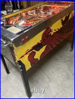 1981 Original Fireball II Pinball Machine Working Plays Great Local Pickup Only