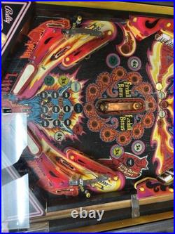 1981 Original Fireball II Pinball Machine Working Plays Great Local Pickup Only