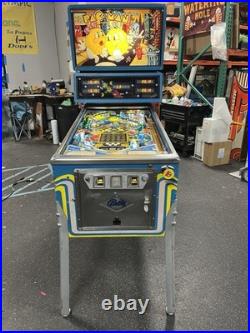 1982 Bally Mr And Mrs Pacman Pinball Machine Prof Techs Plays Great