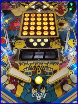 1982 Bally Mr And Mrs Pacman Pinball Machine Prof Techs Plays Great