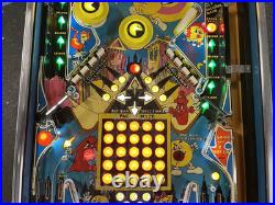 1982 Bally Mr And Mrs Pacman Pinball Machine Prof Techs Plays Great