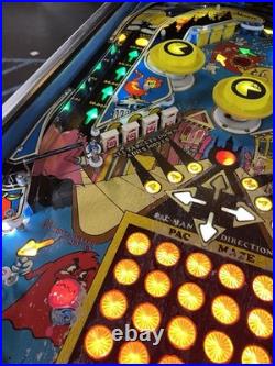 1982 Bally Mr And Mrs Pacman Pinball Machine Prof Techs Plays Great