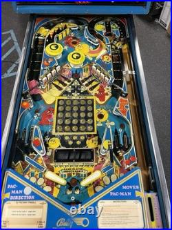 1982 Bally Mr And Mrs Pacman Pinball Machine Prof Techs Plays Great
