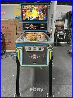 1982 Bally Mr And Mrs Pacman Pinball Machine Prof Techs Works Great Pac-man