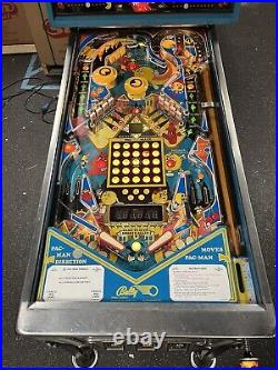 1982 Bally Mr And Mrs Pacman Pinball Machine Prof Techs Works Great Pac-man