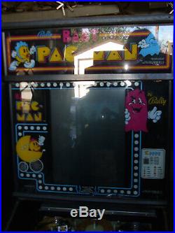 1982 Bally (baby Pac-man) Pinball Machine 1st Version Rebuilt Monitor & More