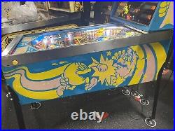 1982 Mr And Mrs Pacman Pinball Machine Prof Techs Leds Works Great
