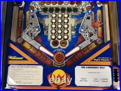 1984 Space Shuttle Pinball Machine Full Leds Play Great Refurbished Stunning 1984 Space Shuttle Pinball Machine Full Leds Play Great Refurbished Stunning