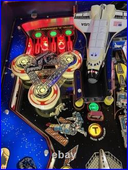 1984 Space Shuttle Pinball Machine Full Leds Play Great Refurbished Stunning