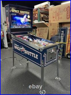 1984 Space Shuttle Pinball Machine Full Leds Play Great Refurbished Stunning