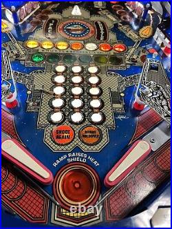 1984 Space Shuttle Pinball Machine Leds Professional Techs Leds Plays Great