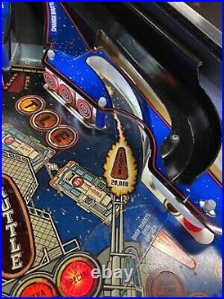 1984 Space Shuttle Pinball Machine Leds Professional Techs Leds Plays Great