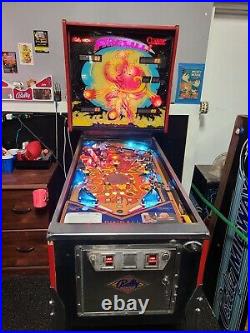 1985 Bally Fireball Classic Pinball Machine Leds Prof Techs Serviced Nice