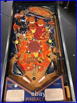 1985 Bally Fireball Classic Pinball Machine Prof Techs Full Leds Plays Great 1985 Bally Fireball Classic Pinball Machine Prof Techs Full Leds Plays Great