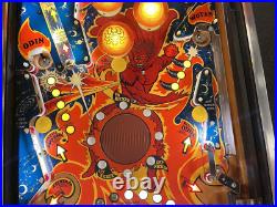 1985 Bally Fireball Classic Pinball Machine Prof Techs Full Leds Plays Great 1985 Bally Fireball Classic Pinball Machine Prof Techs Full Leds Plays Great