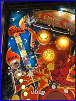 1985 Bally Fireball Classic Pinball Machine Prof Techs Full Leds Plays Great 1985 Bally Fireball Classic Pinball Machine Prof Techs Full Leds Plays Great