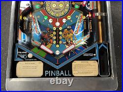 1985 Beat The Clock Pinball Machine Leds Prof Techs Super Rare Only 500 Made