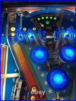 1985 Beat The Clock Pinball Machine Leds Prof Techs Super Rare Only 500 Made