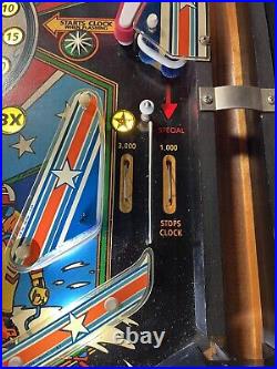 1985 Beat The Clock Pinball Machine Leds Prof Techs Super Rare Only 500 Made