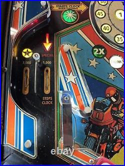 1985 Beat The Clock Pinball Machine Leds Prof Techs Super Rare Only 500 Made