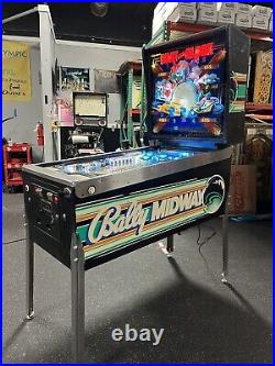 1985 Beat The Clock Pinball Machine Leds Prof Techs Super Rare Only 500 Made