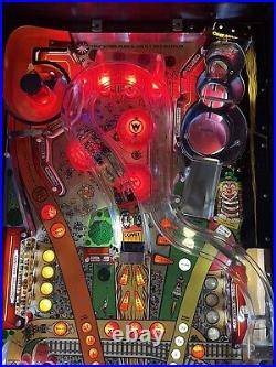 1985 Comet Pinball Machine Prof Techs Leds Works Great Rollercoaster