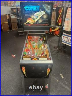 1985 Comet Pinball Machine Professional Techs Full Leds Plays Great