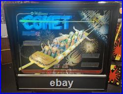 1985 Comet Pinball Machine Professional Techs Full Leds Plays Great