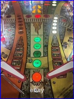 1985 Comet Pinball Machine Professional Techs Full Leds Plays Great
